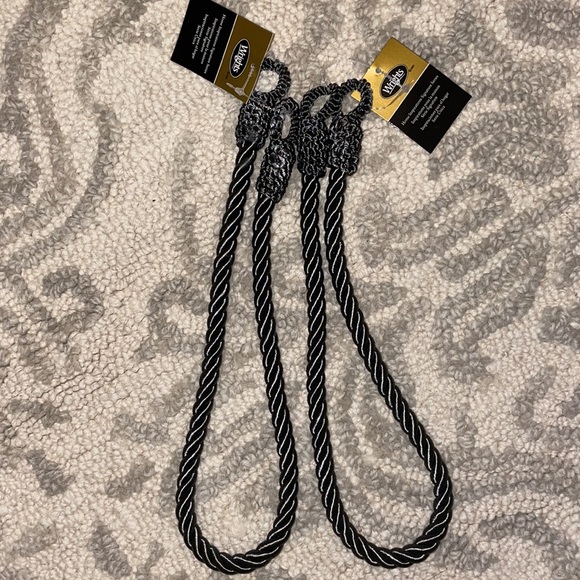 Wrights Tie Back 26" Dark Gray 2 pack NWT - Picture 4 of 4
